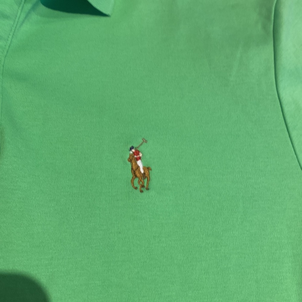 New without tags polo by Ralph Lauren size S shirt. Bright green knit collared - Picture 3 of 4